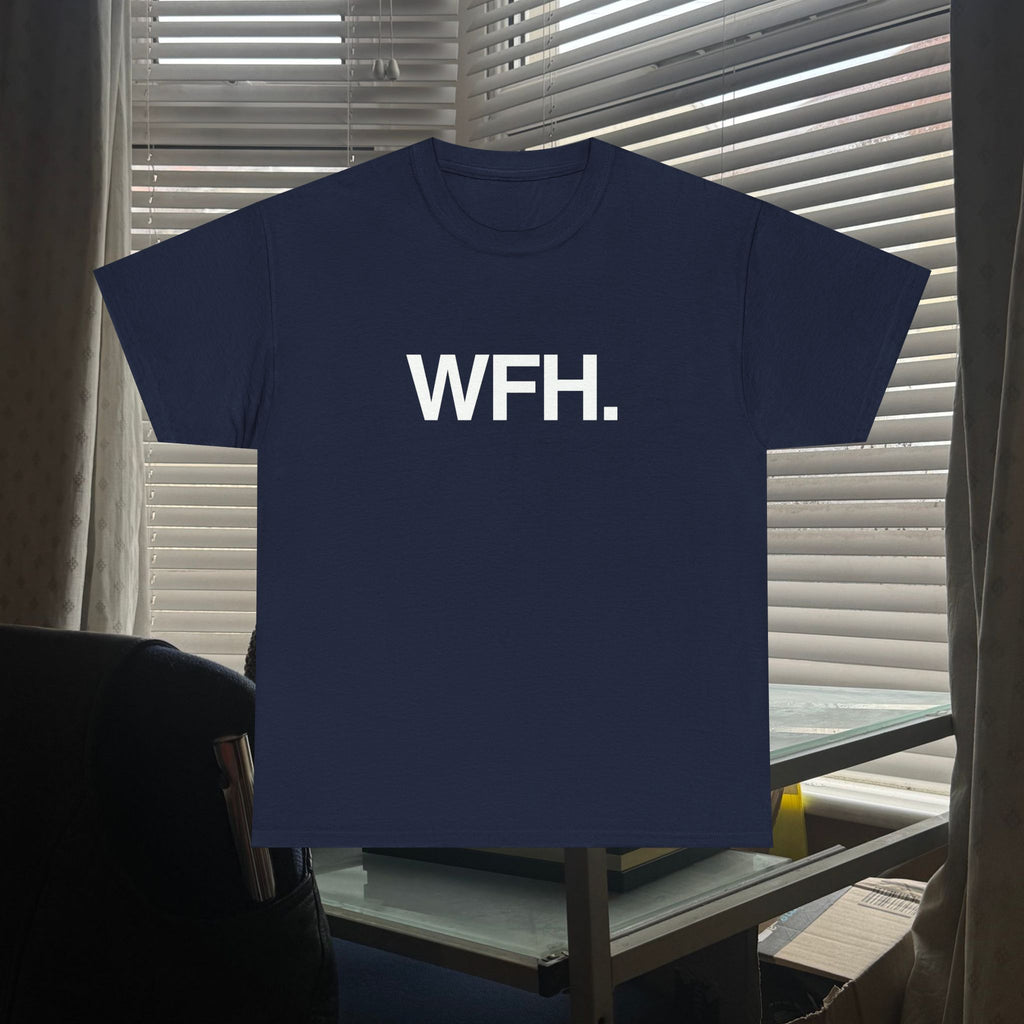 working from home.