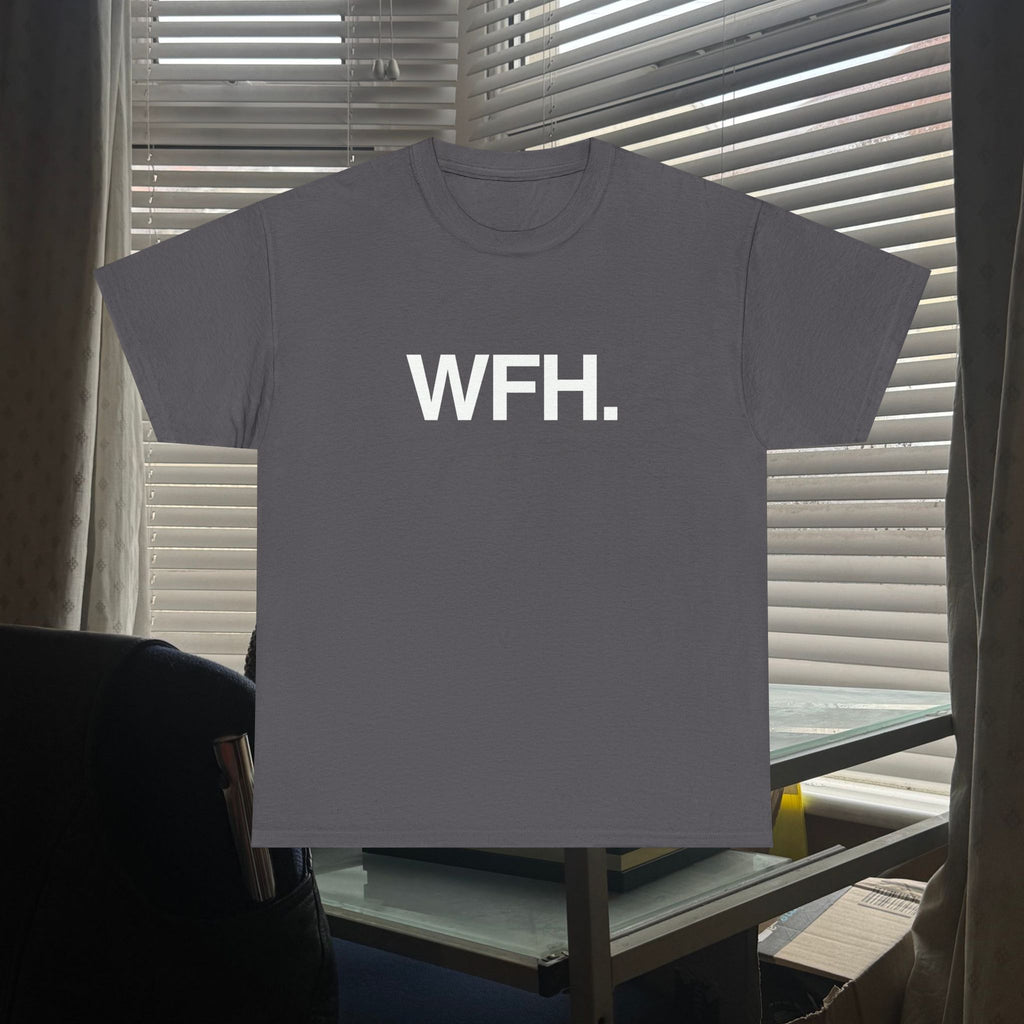 working from home.