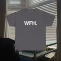 working from home.