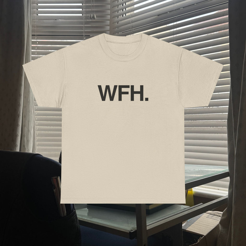 working from home.
