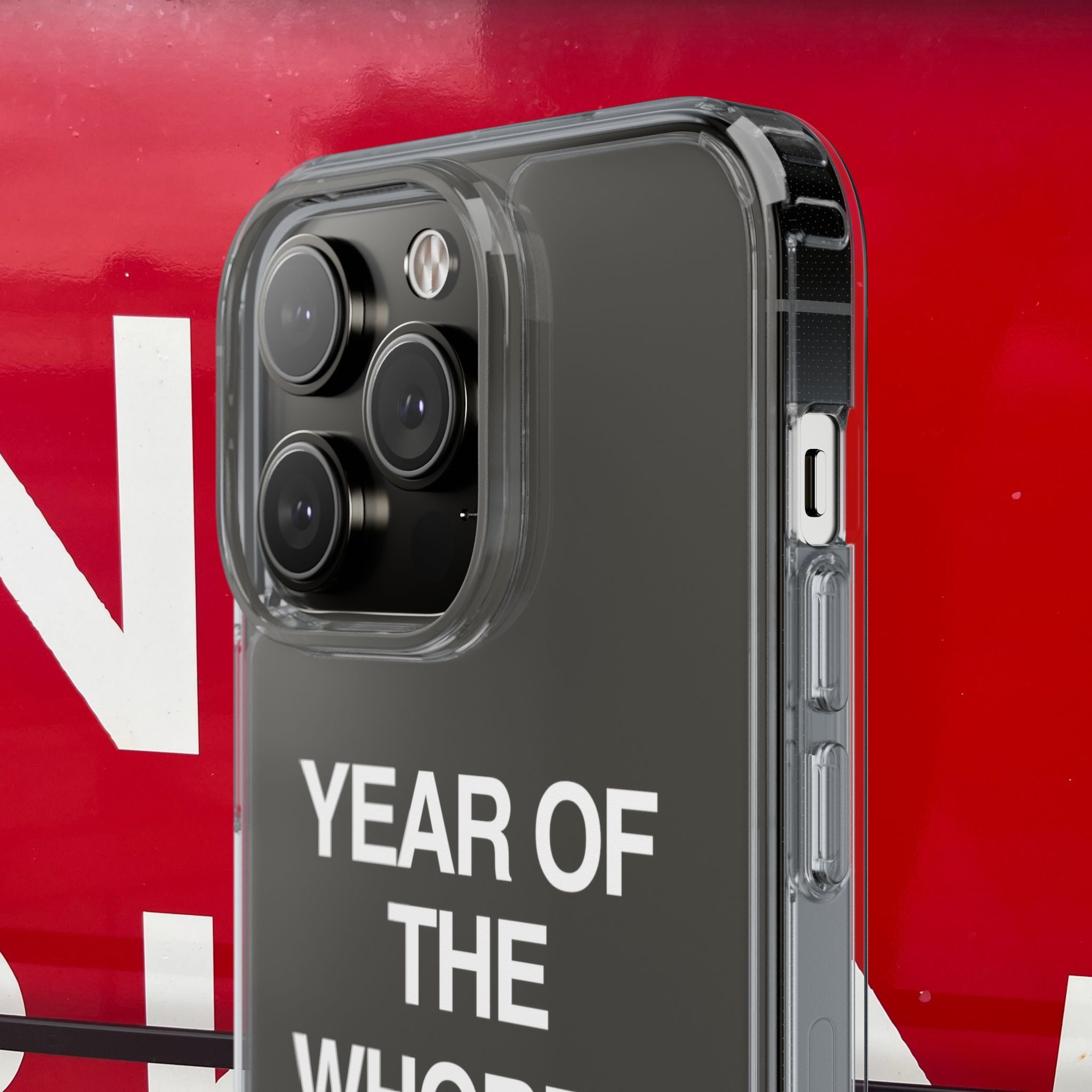 Year of the Horse funny lunar new year phone case | clear case