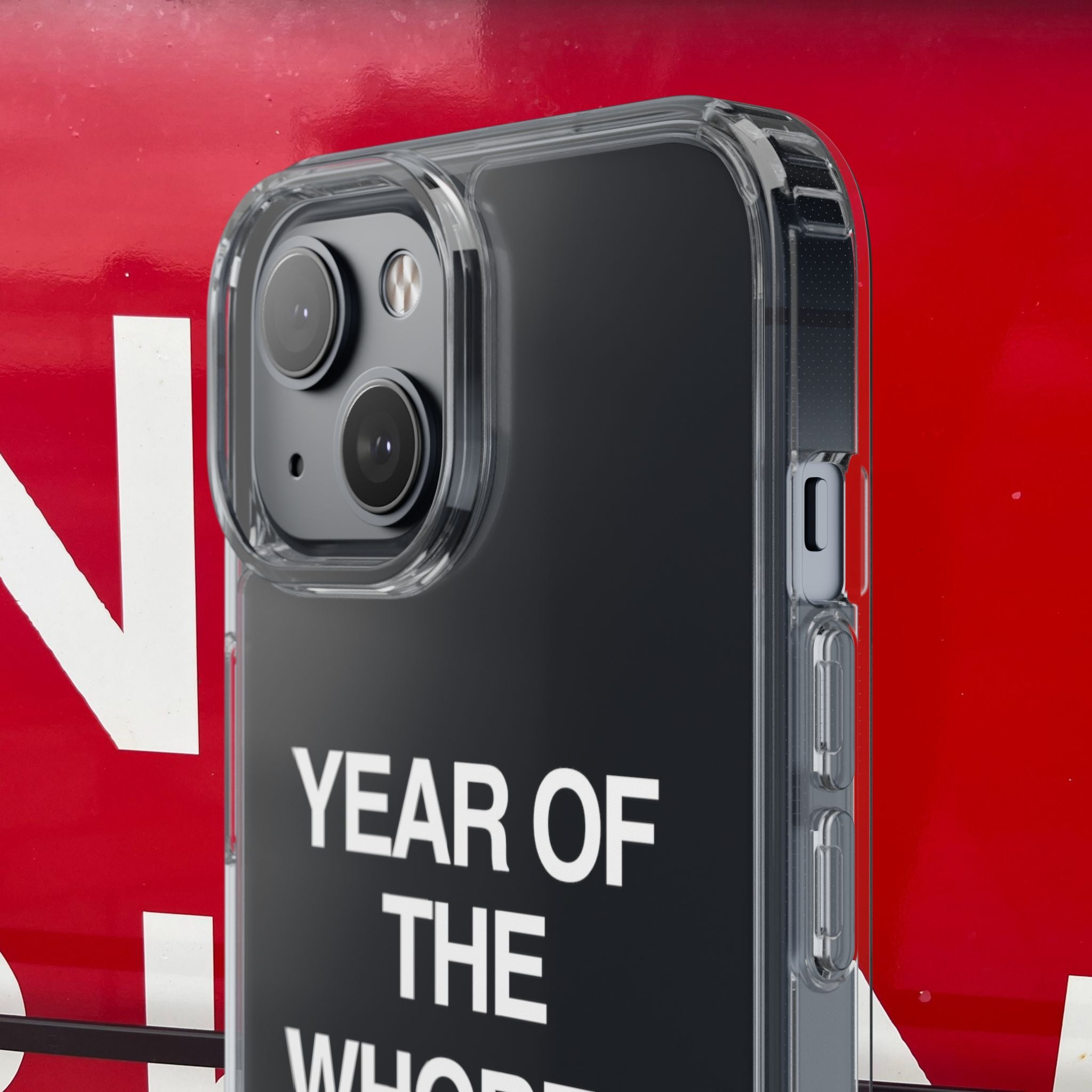 Year of the Horse funny lunar new year phone case | clear case