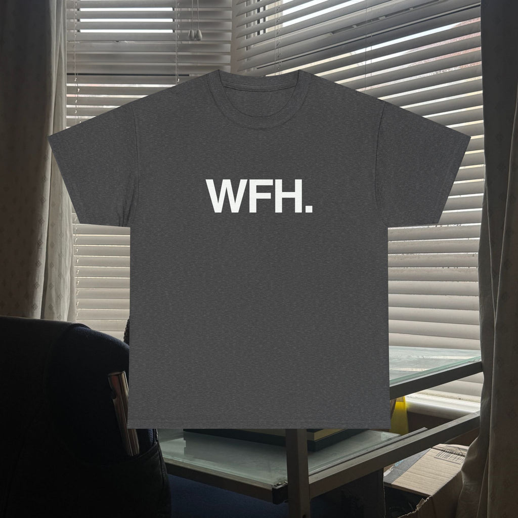 working from home.