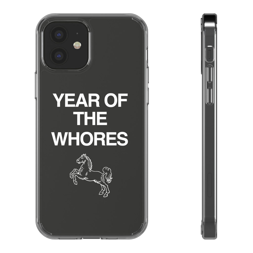 Year of the Horse funny lunar new year phone case | clear case