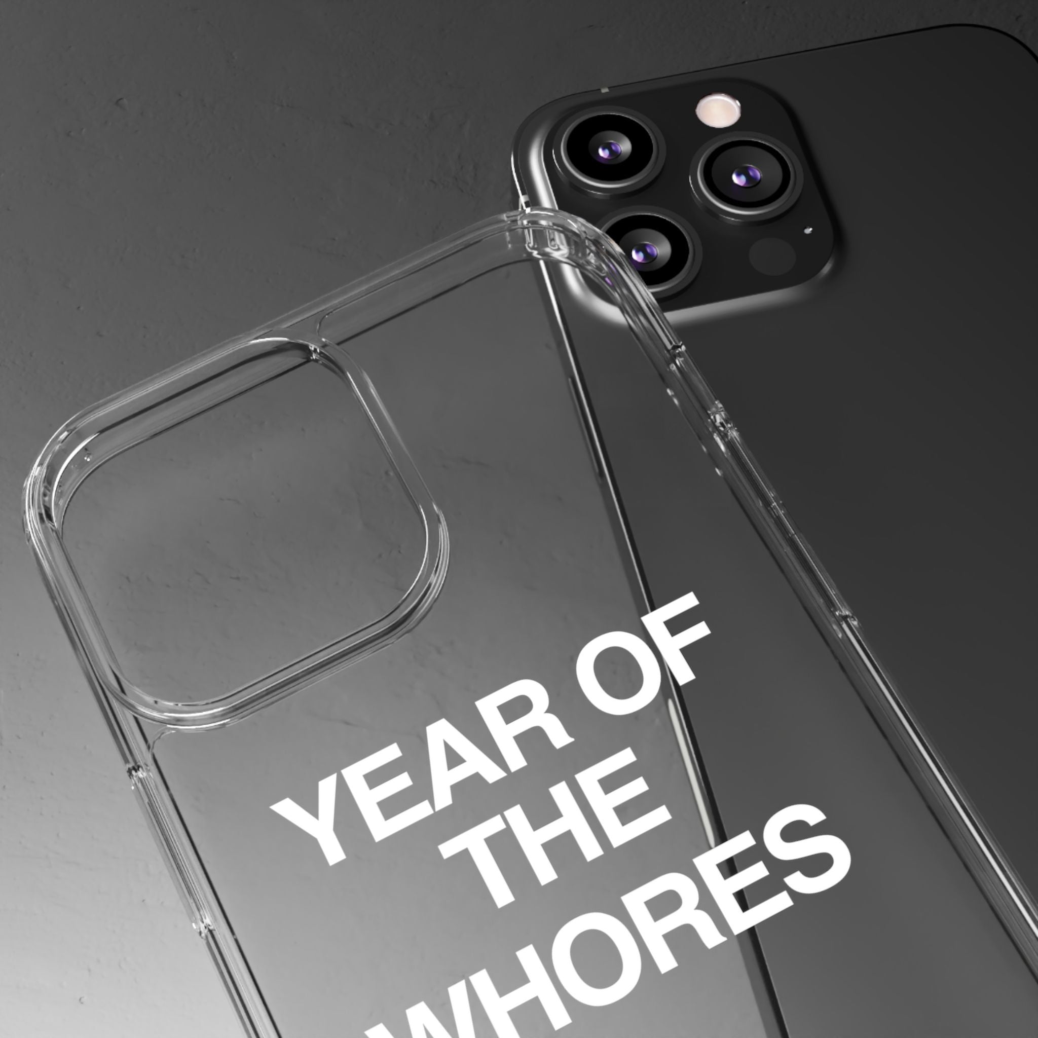 Year of the Horse funny lunar new year phone case | clear case