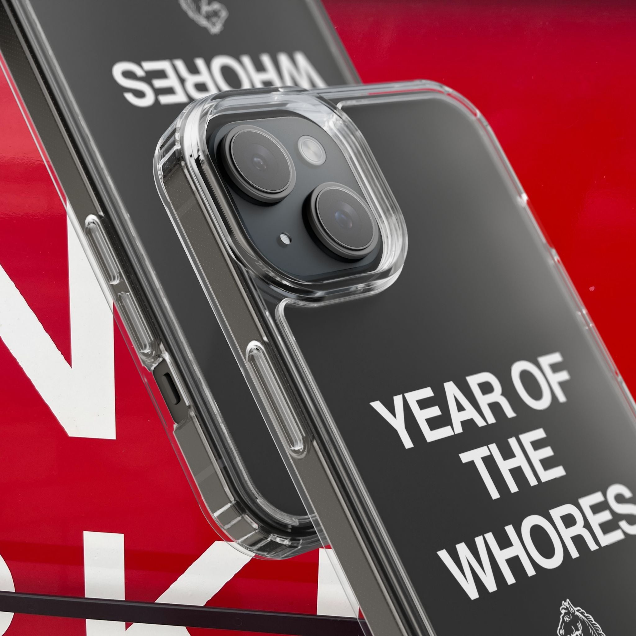 Year of the Horse funny lunar new year phone case | clear case
