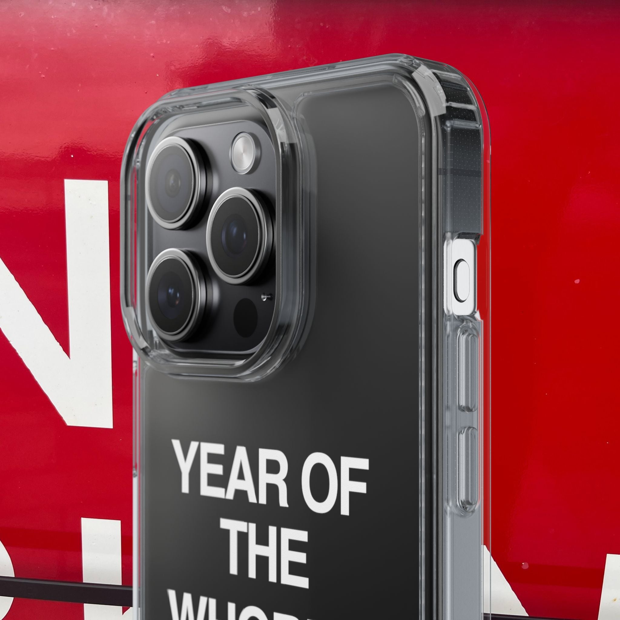 Year of the Horse funny lunar new year phone case | clear case