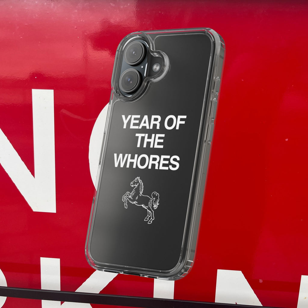 Year of the Horse funny lunar new year phone case | clear case