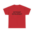 KETCHUP INTOLERANT