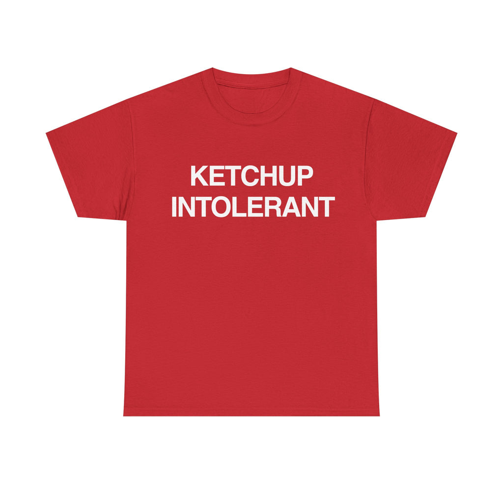 KETCHUP INTOLERANT