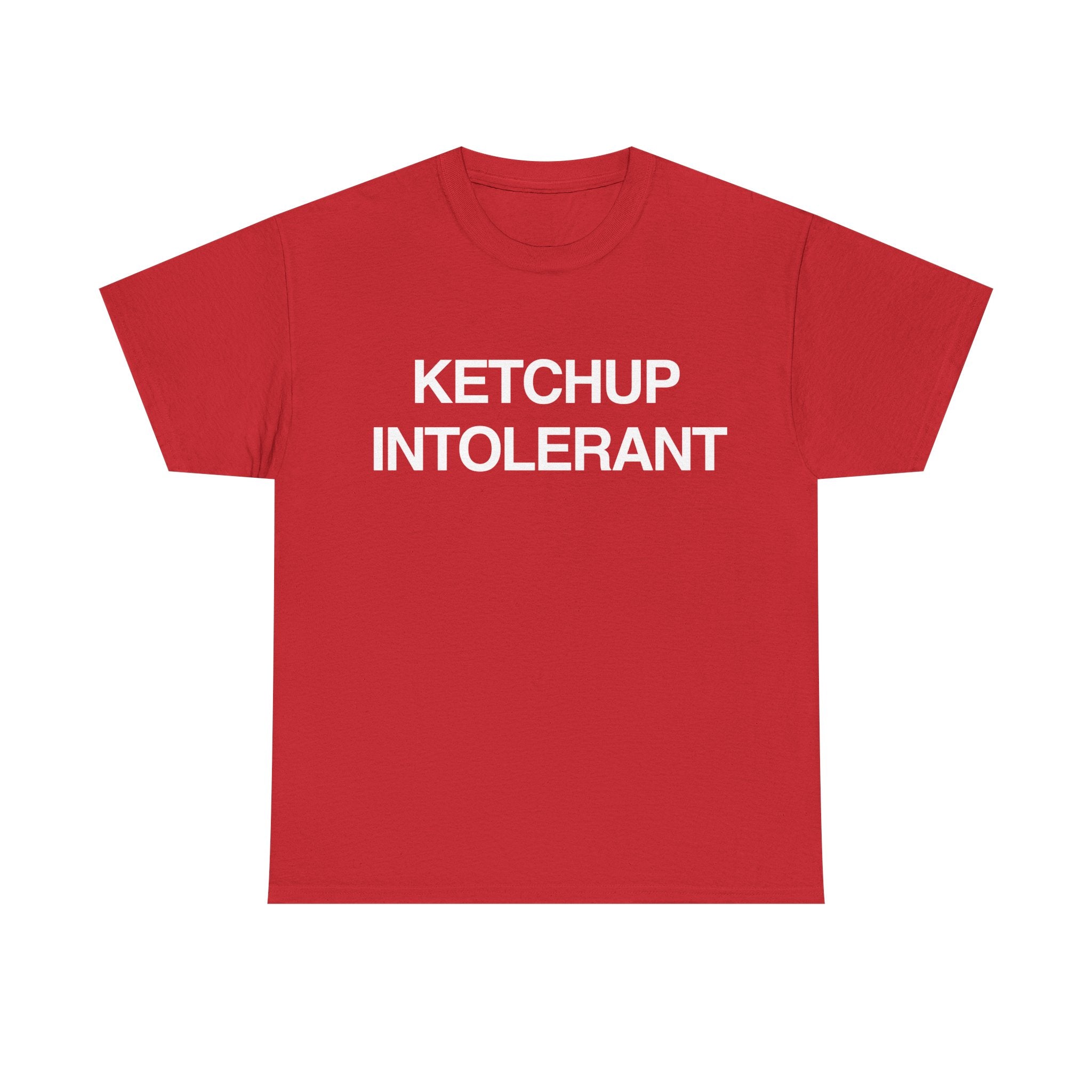 KETCHUP INTOLERANT