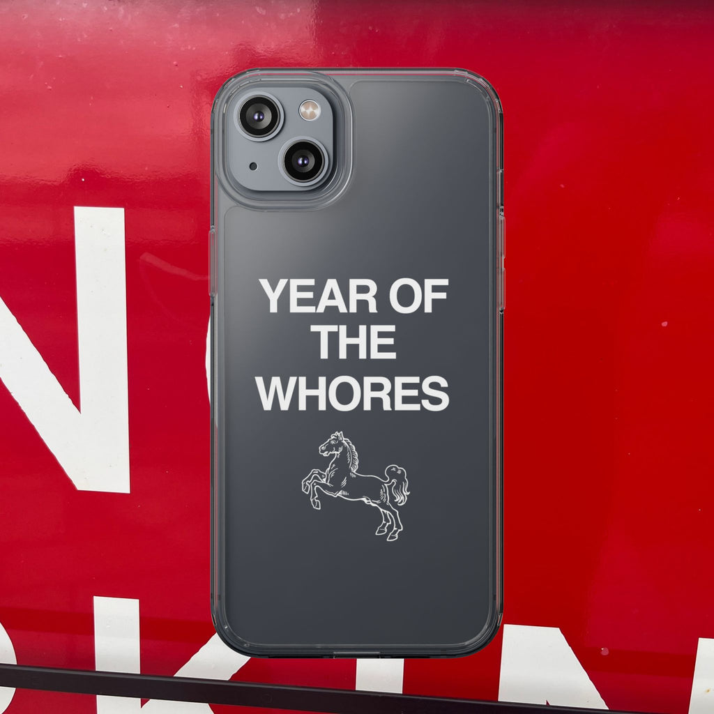 Year of the Horse funny lunar new year phone case | clear case