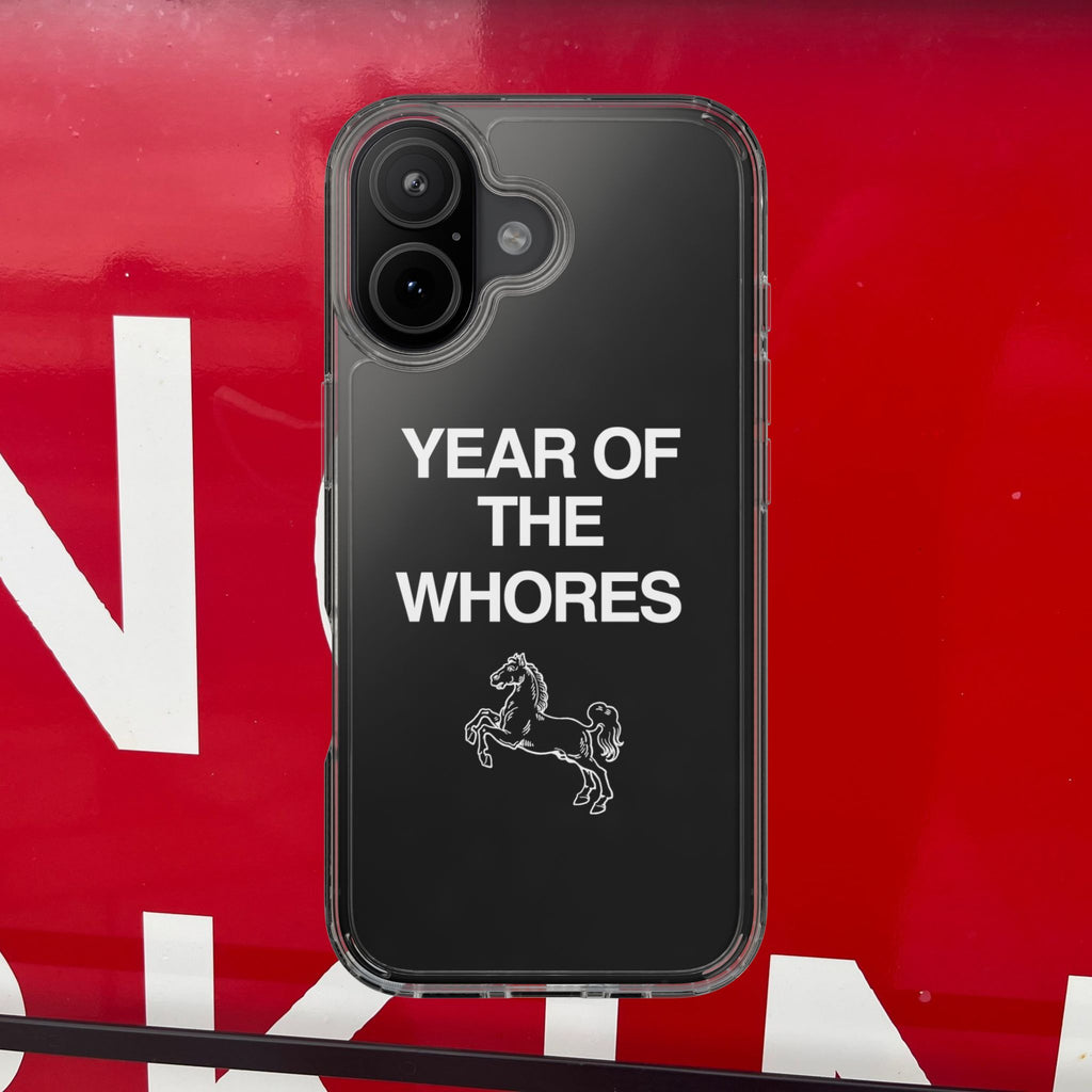 Year of the Horse funny lunar new year phone case | clear case