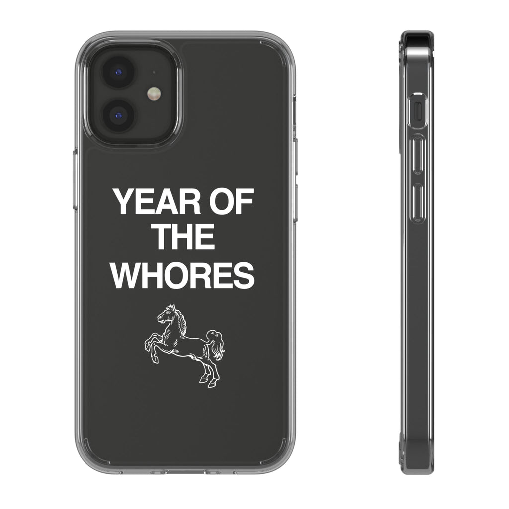Year of the Horse funny lunar new year phone case | clear case