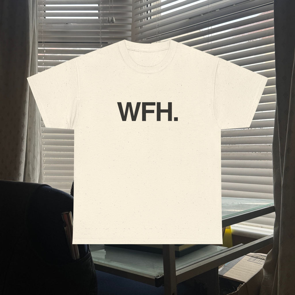 working from home.