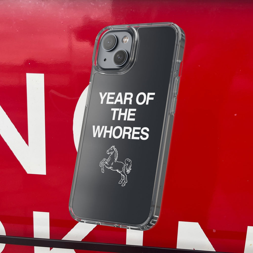 Year of the Horse funny lunar new year phone case | clear case