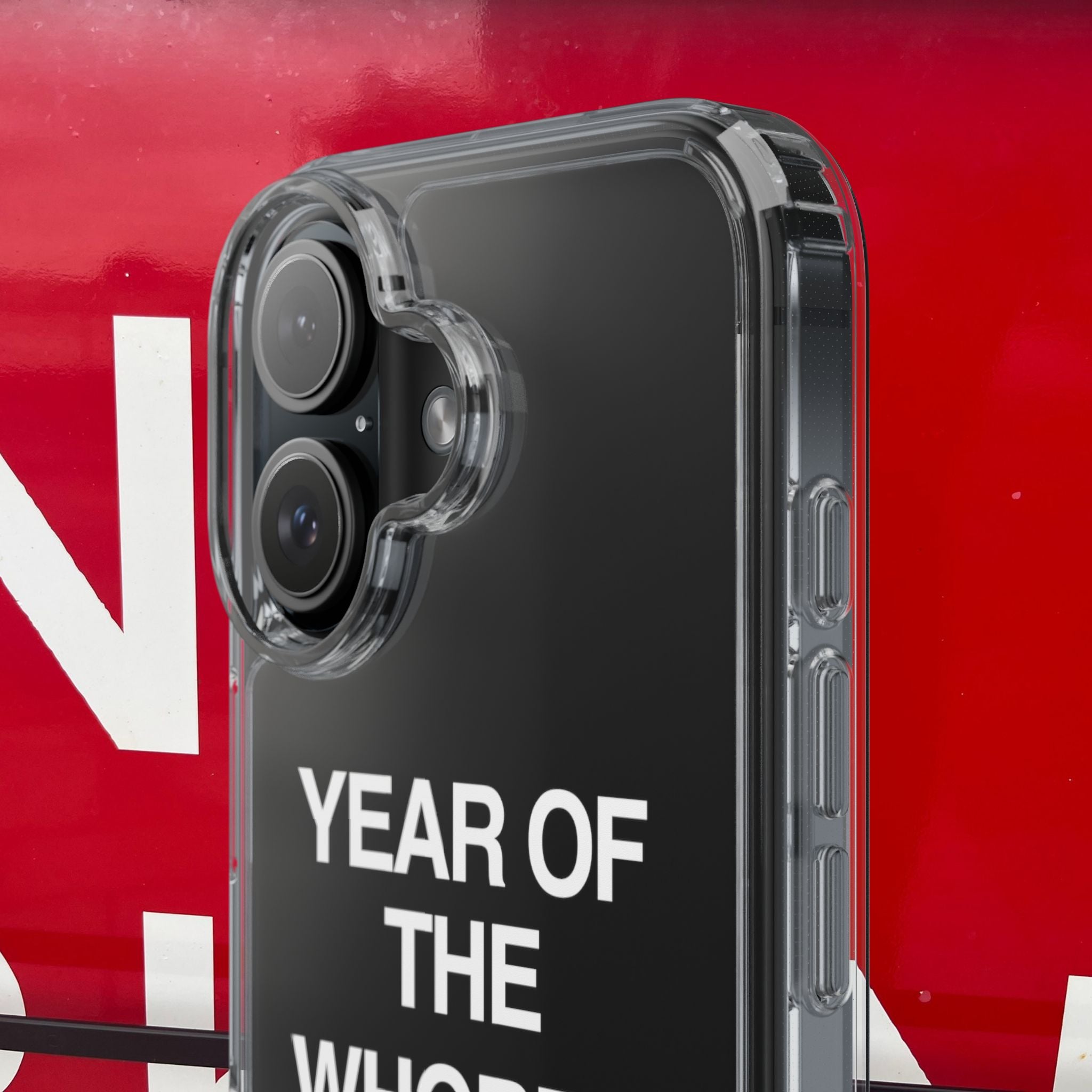 Year of the Horse funny lunar new year phone case | clear case