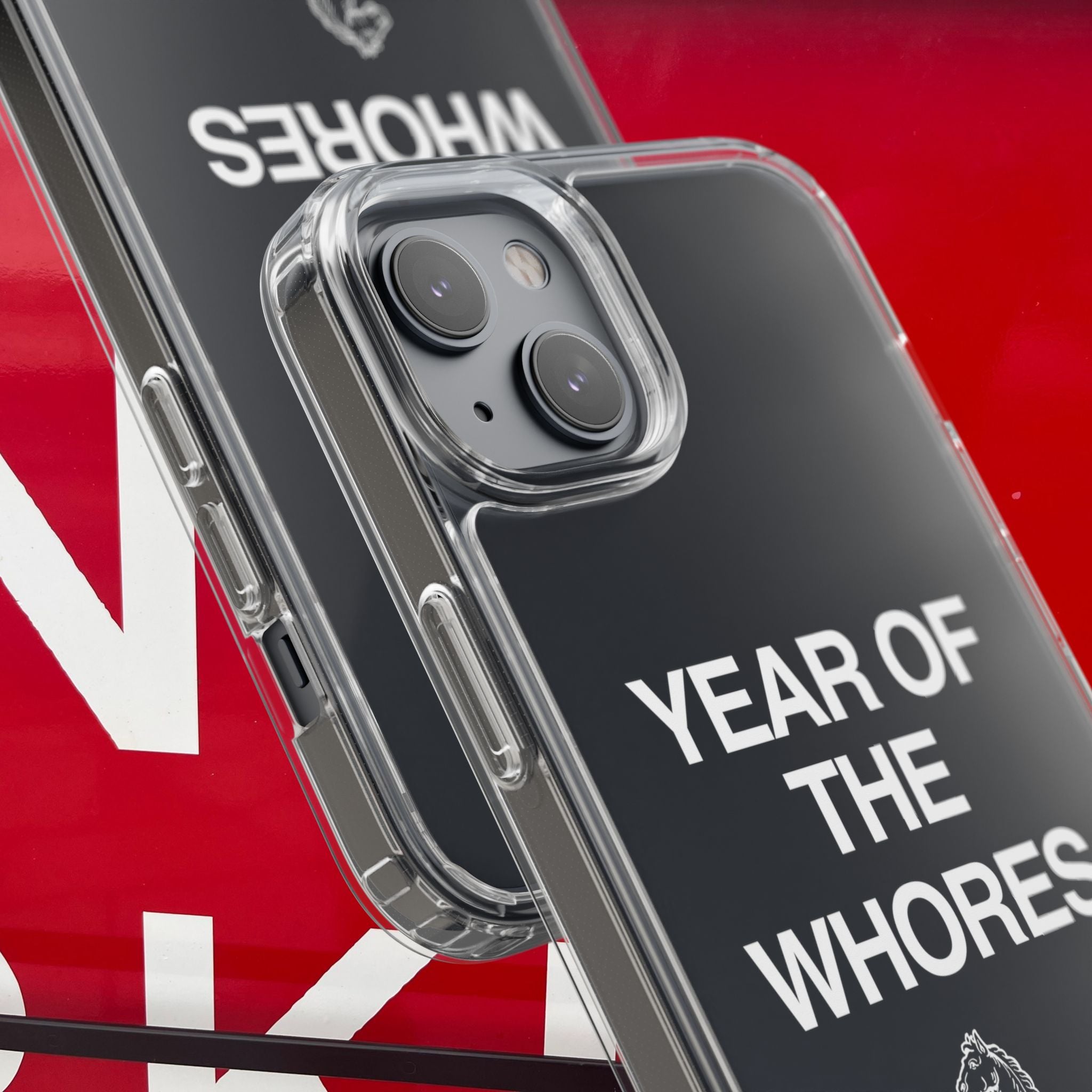 Year of the Horse funny lunar new year phone case | clear case