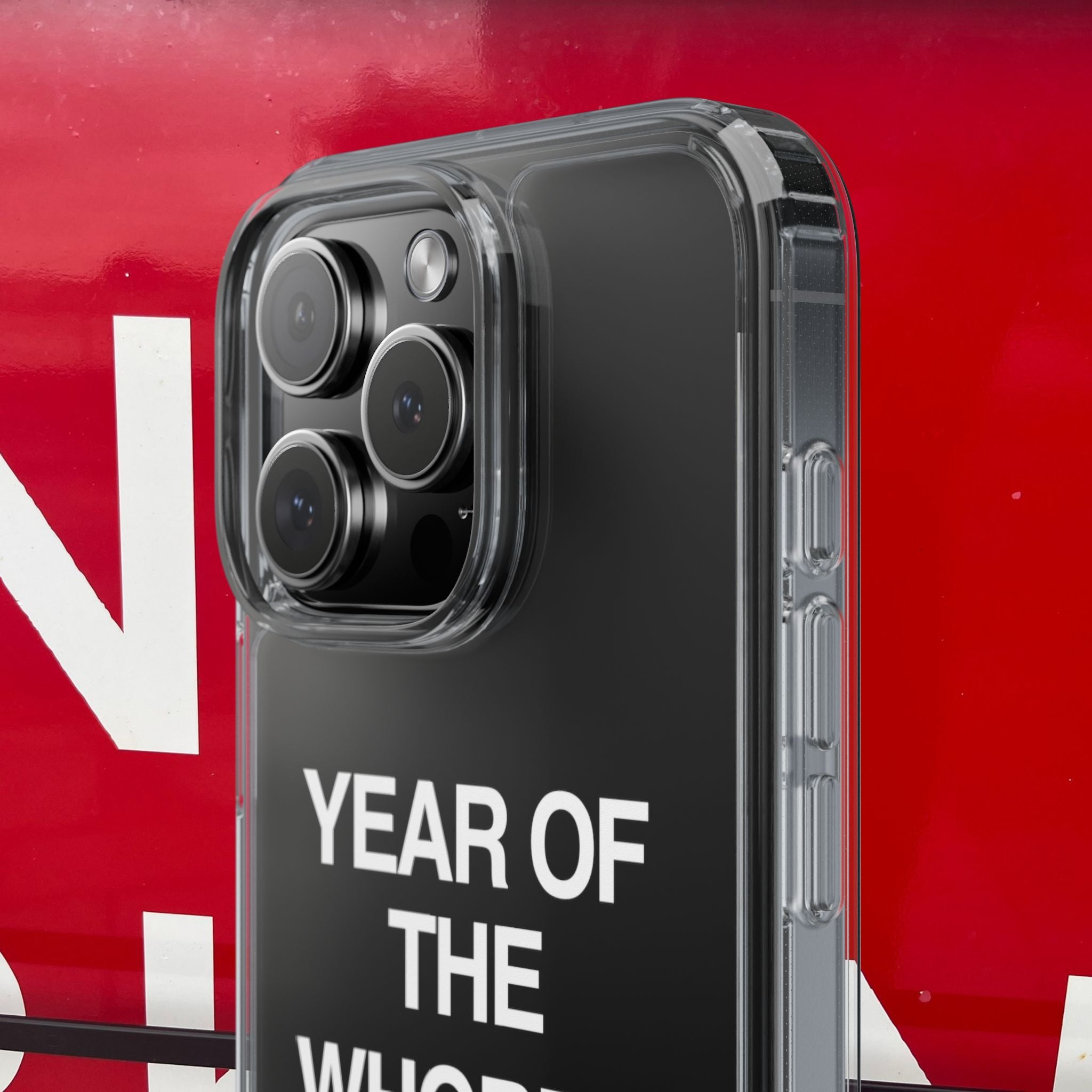 Year of the Horse funny lunar new year phone case | clear case