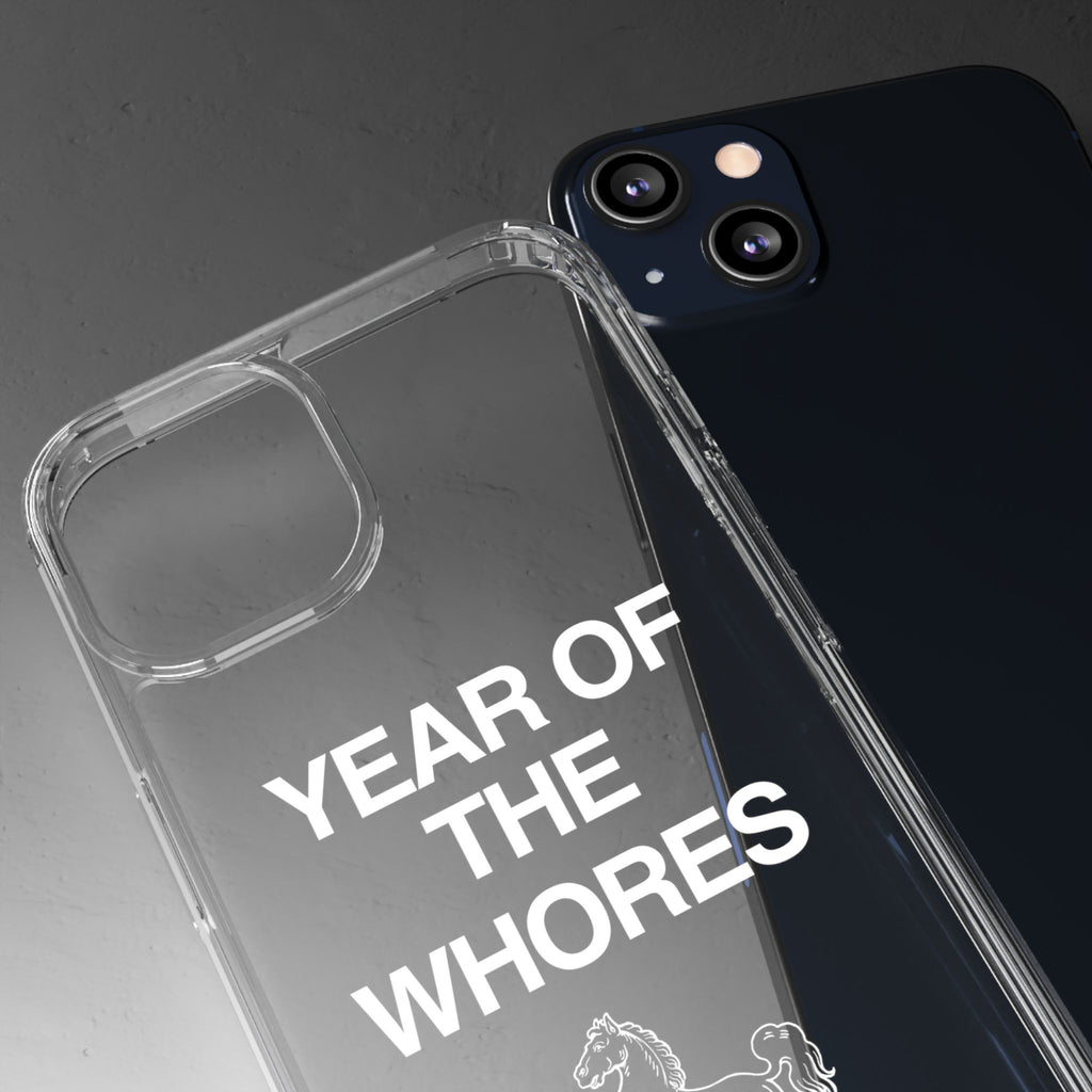 Year of the Horse funny lunar new year phone case | clear case