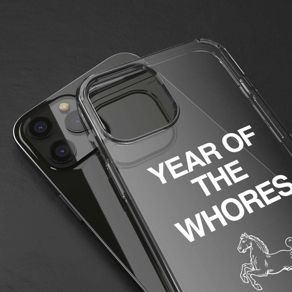 Year of the Horse funny lunar new year phone case | clear case