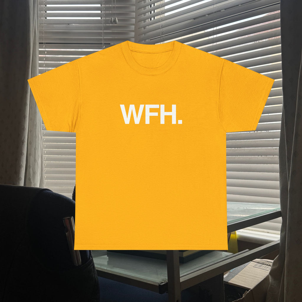 working from home.