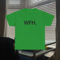 working from home.