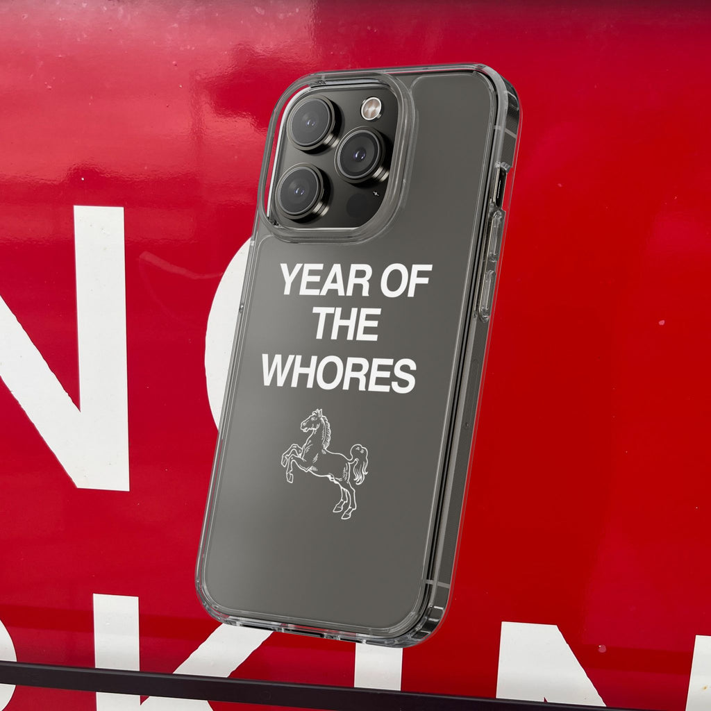 Year of the Horse funny lunar new year phone case | clear case