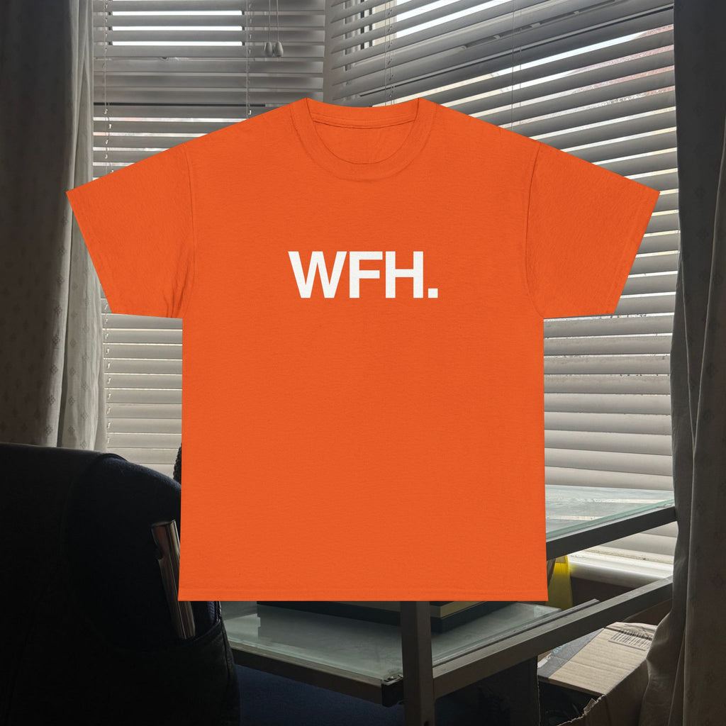 working from home.