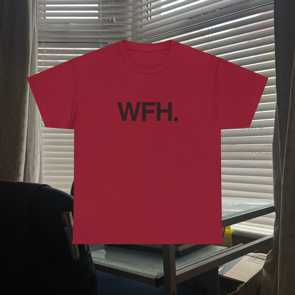working from home.