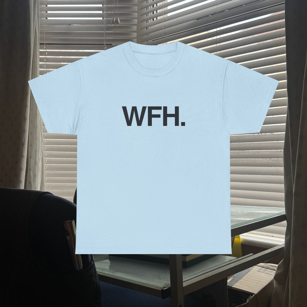 working from home.