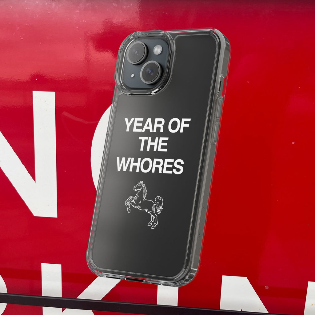 Year of the Horse funny lunar new year phone case | clear case