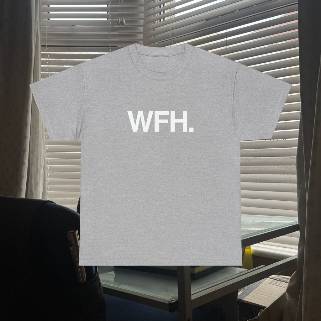 working from home.
