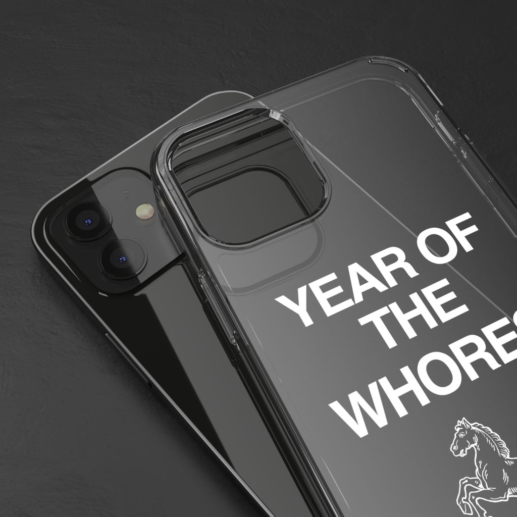 Year of the Horse funny lunar new year phone case | clear case