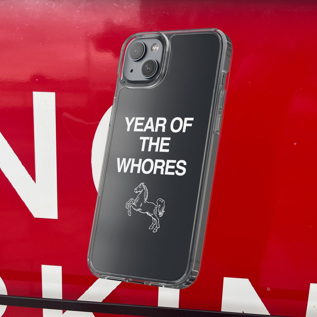 Year of the Horse funny lunar new year phone case | clear case