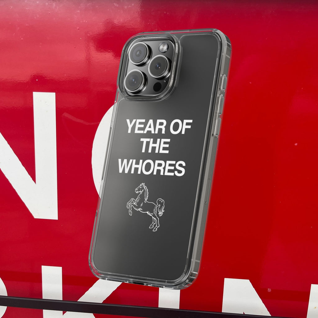 Year of the Horse funny lunar new year phone case | clear case