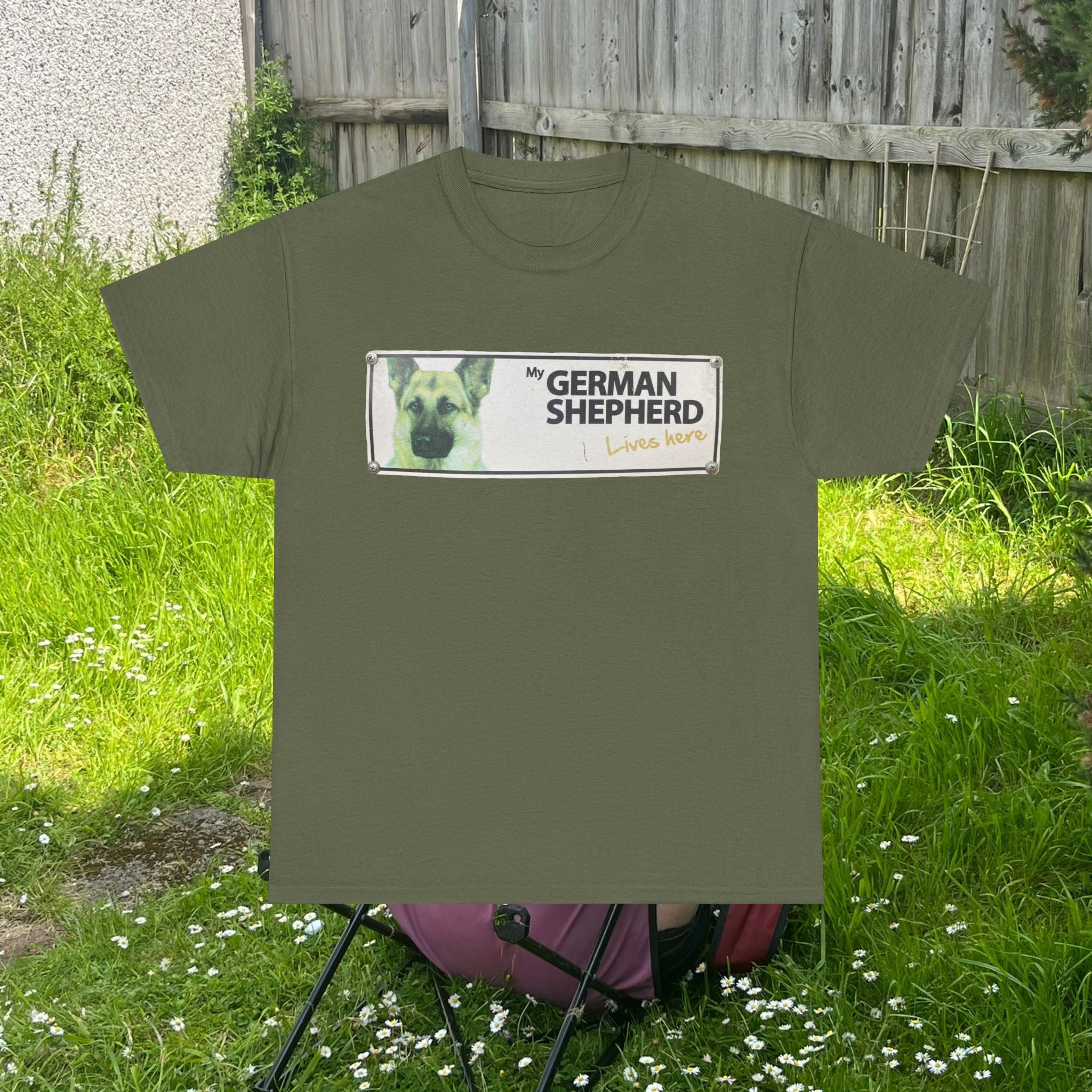 German Shepherd Lives Here T-Shirt