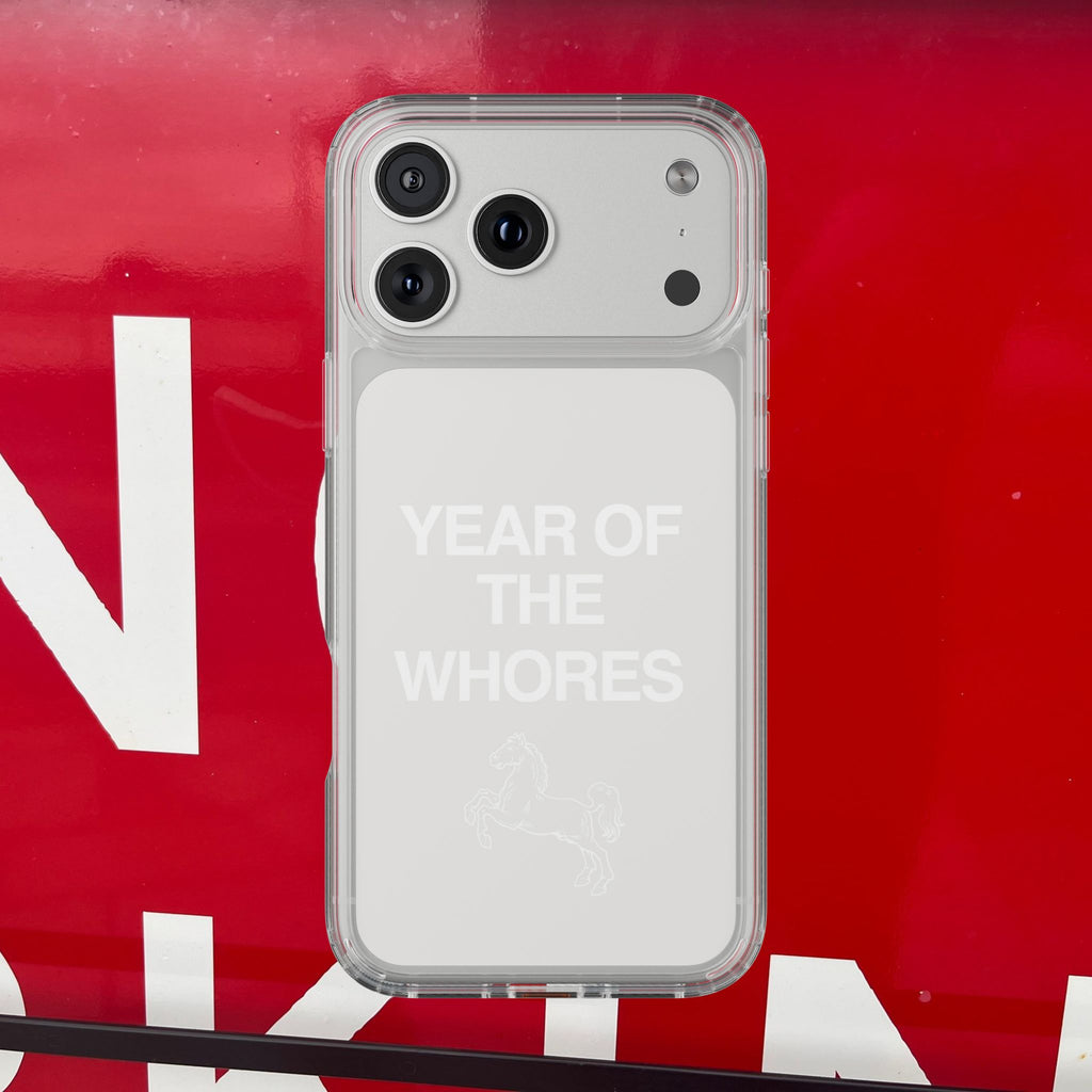 Year of the Horse funny lunar new year phone case | clear case