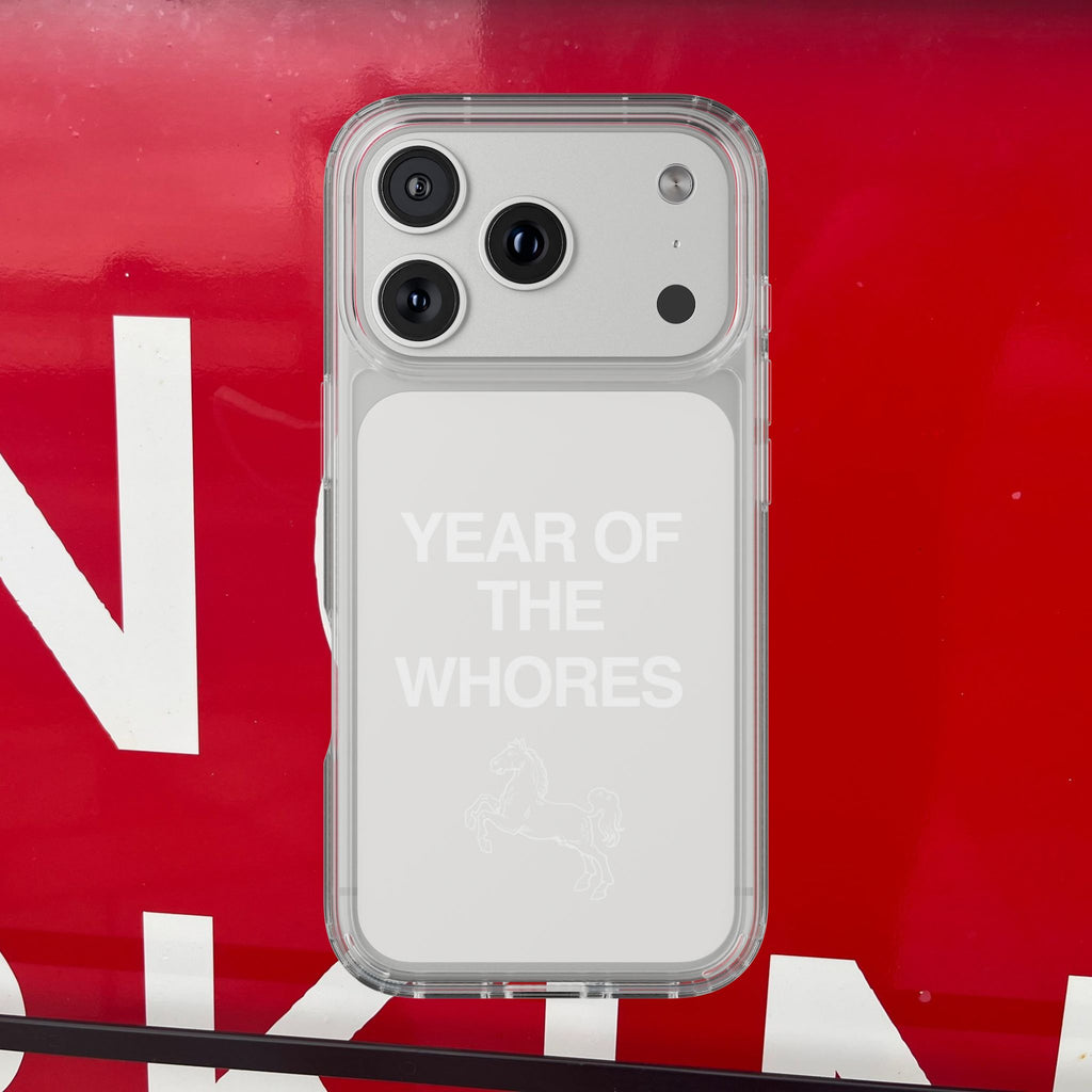 Year of the Horse funny lunar new year phone case | clear case