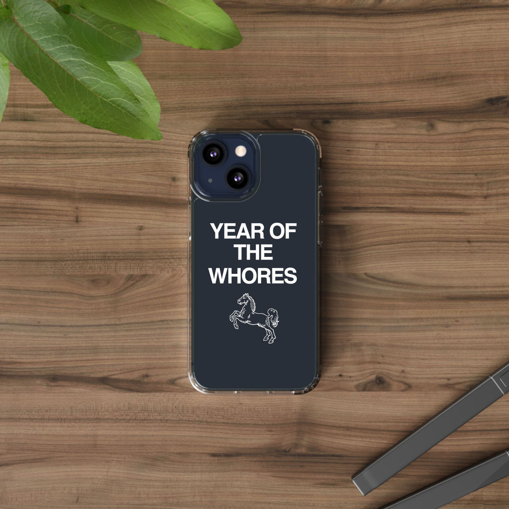 Year of the Horse funny lunar new year phone case | clear case