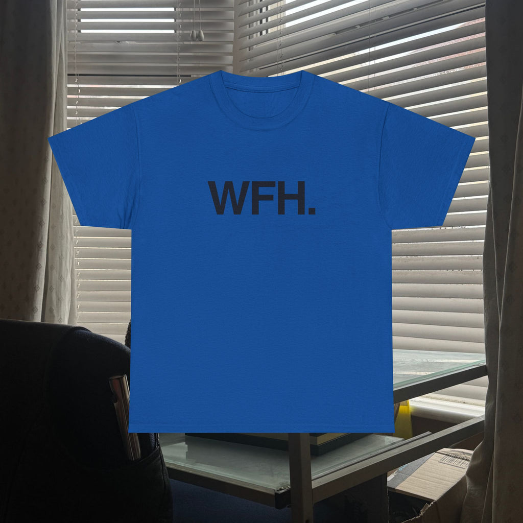 working from home.