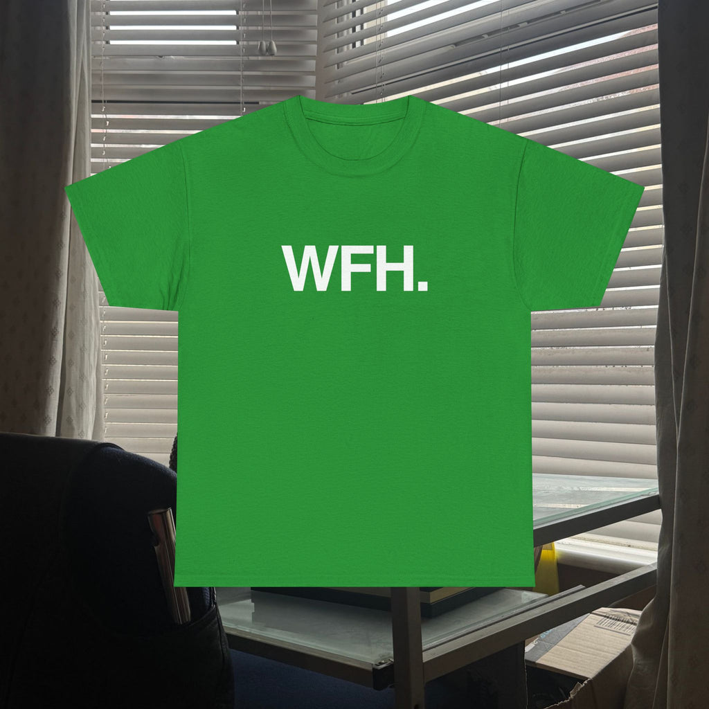 working from home.