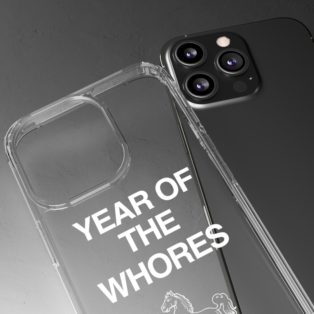 Year of the Horse funny lunar new year phone case | clear case