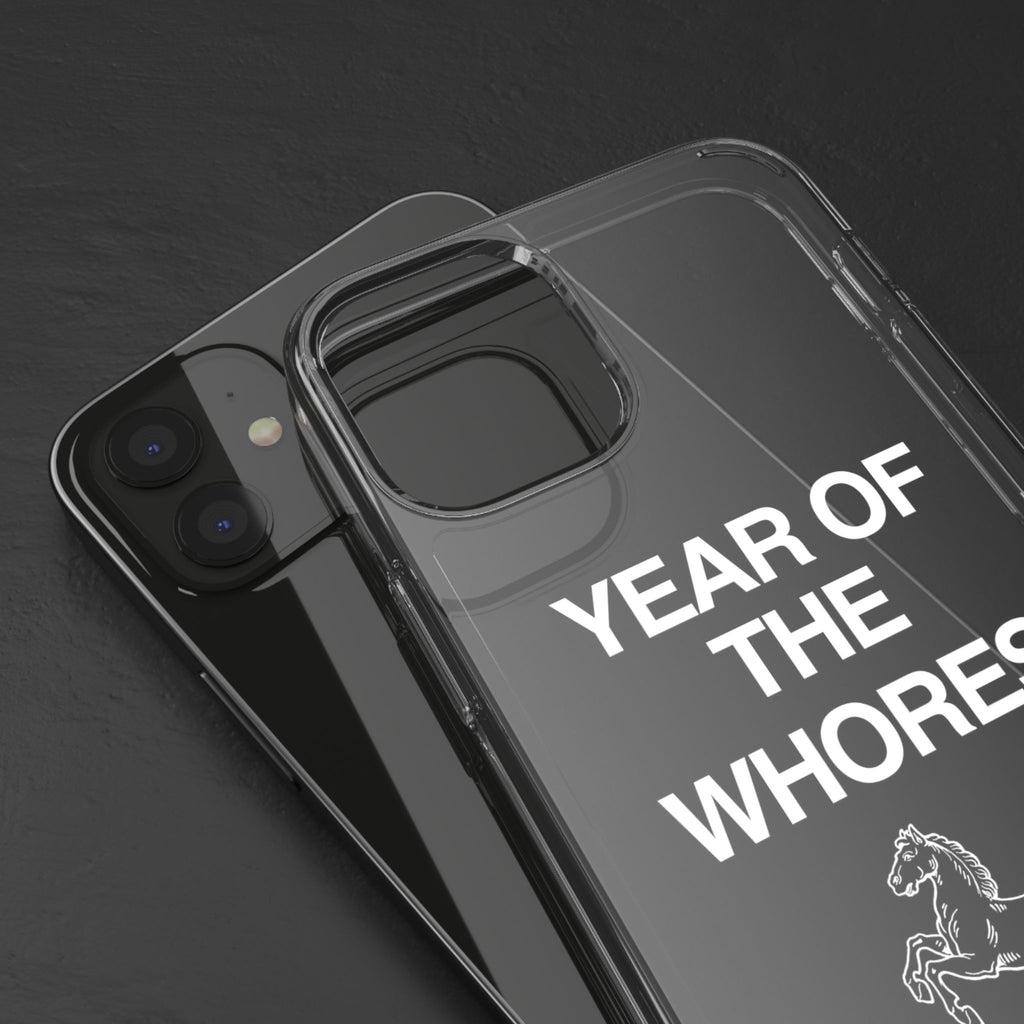 Year of the Horse funny lunar new year phone case | clear case