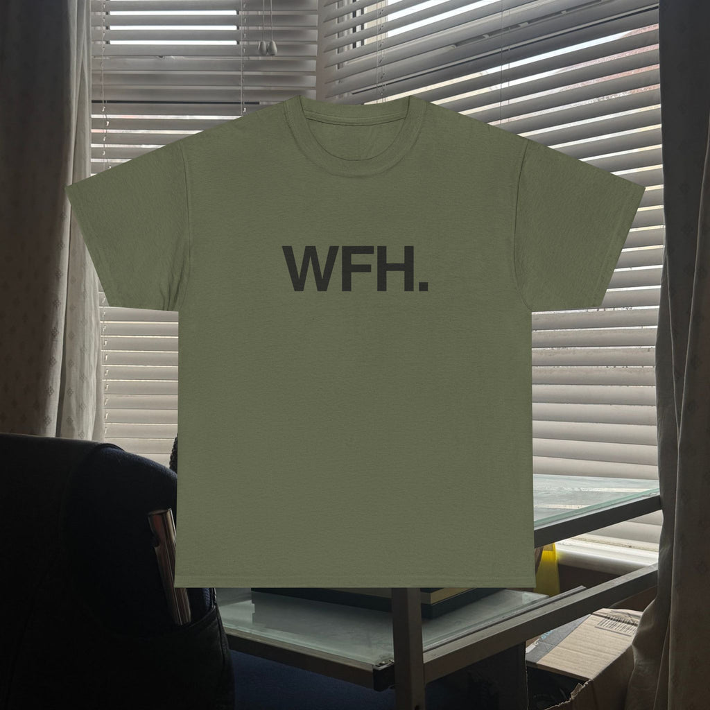 working from home.