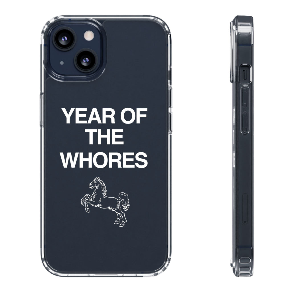 Year of the Horse funny lunar new year phone case | clear case