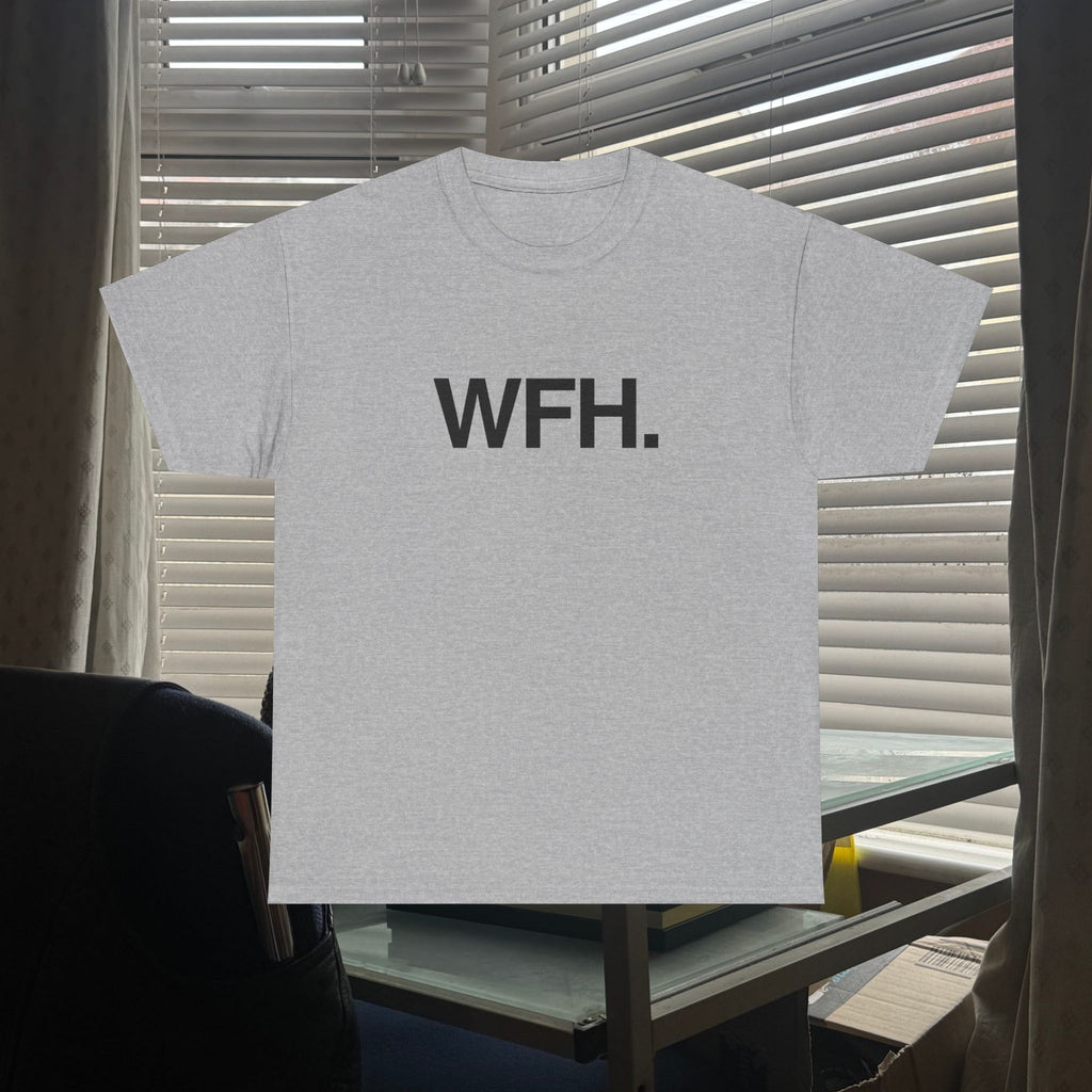 working from home.