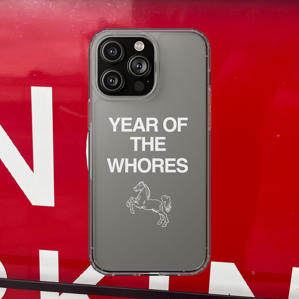 Year of the Horse funny lunar new year phone case | clear case